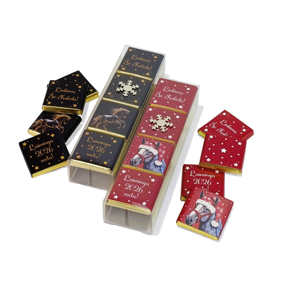 Mini chocolate bar set ,,Linksmu sv. Kaledu,, - Image 2
