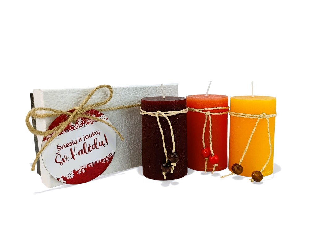 Candle set ,, Sviesiu ir Jaukiu sv. Kaledu,, - Image 2