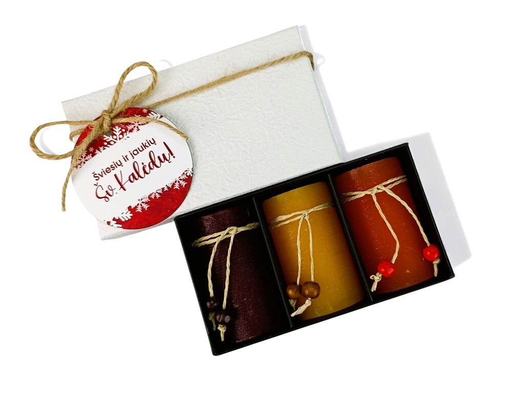 Candle set ,, Sviesiu ir Jaukiu sv. Kaledu,, - Image 4