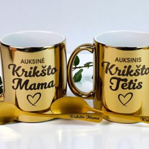 Gift set ,,Auksine Kriksto mama,Auksinis Kriksto tetis,,