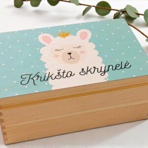Memory box with print,, Kriksto skrynele,,