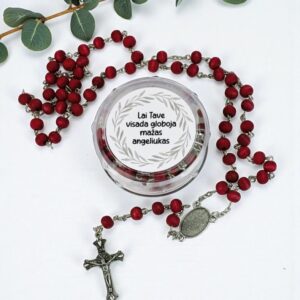 Rosary ,,Lai Tave visada globoja mazas angeliukas,,